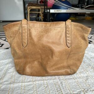 Frye Leather Camel Tote